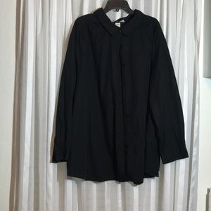 Plus size dress shirt